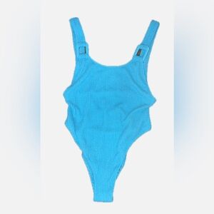 Aerie Turquoise Textured Swimsuit -NWOT